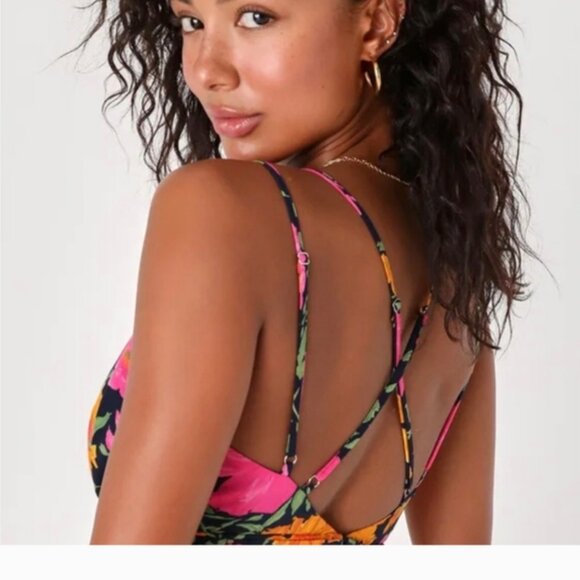 LULUS  Vivacious Love Foral Sleeveless Strappy Maxi Dress - Picture 3 of 8